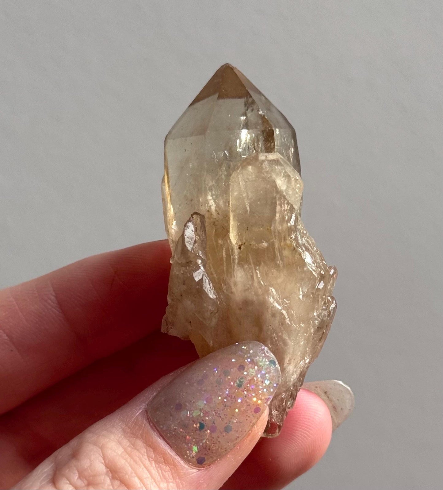 Beautiful Kundalini Citrine Cluster from Congo | Natural Citrine Genuine Citrine Elestial Citrine