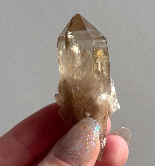 Beautiful Kundalini Citrine Cluster from Congo | Natural Citrine Genuine Citrine Elestial Citrine