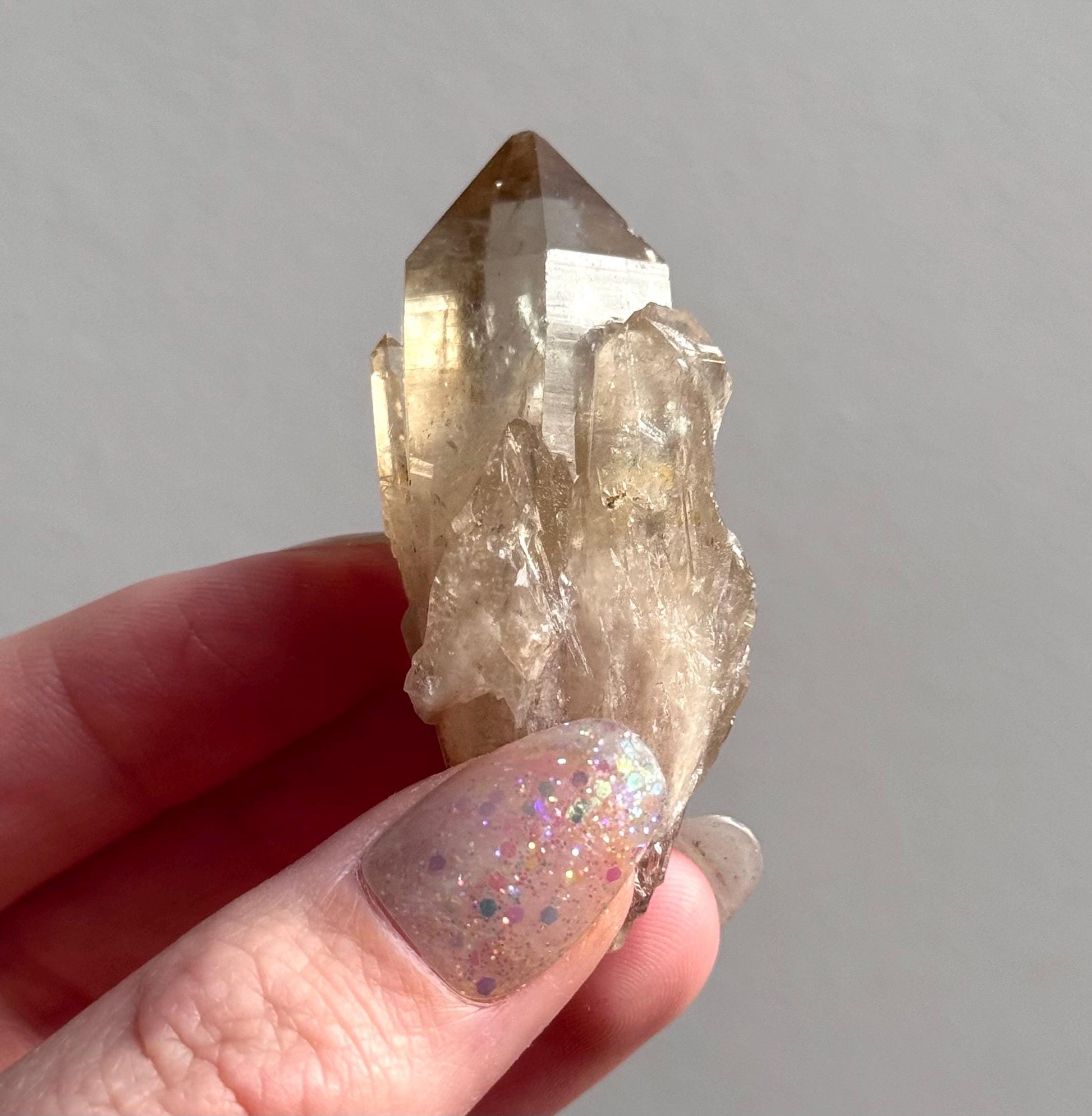 Beautiful Kundalini Citrine Cluster from Congo | Natural Citrine Genuine Citrine Elestial Citrine