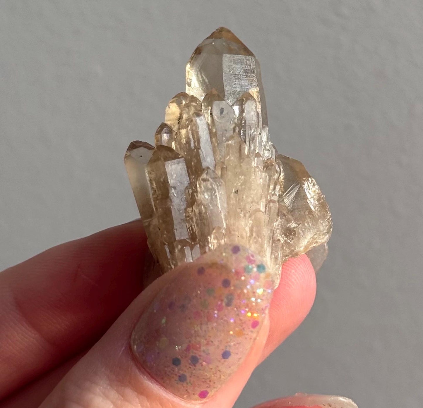 Beautiful Kundalini Citrine Cluster from Congo | Natural Citrine Genuine Citrine Elestial Citrine