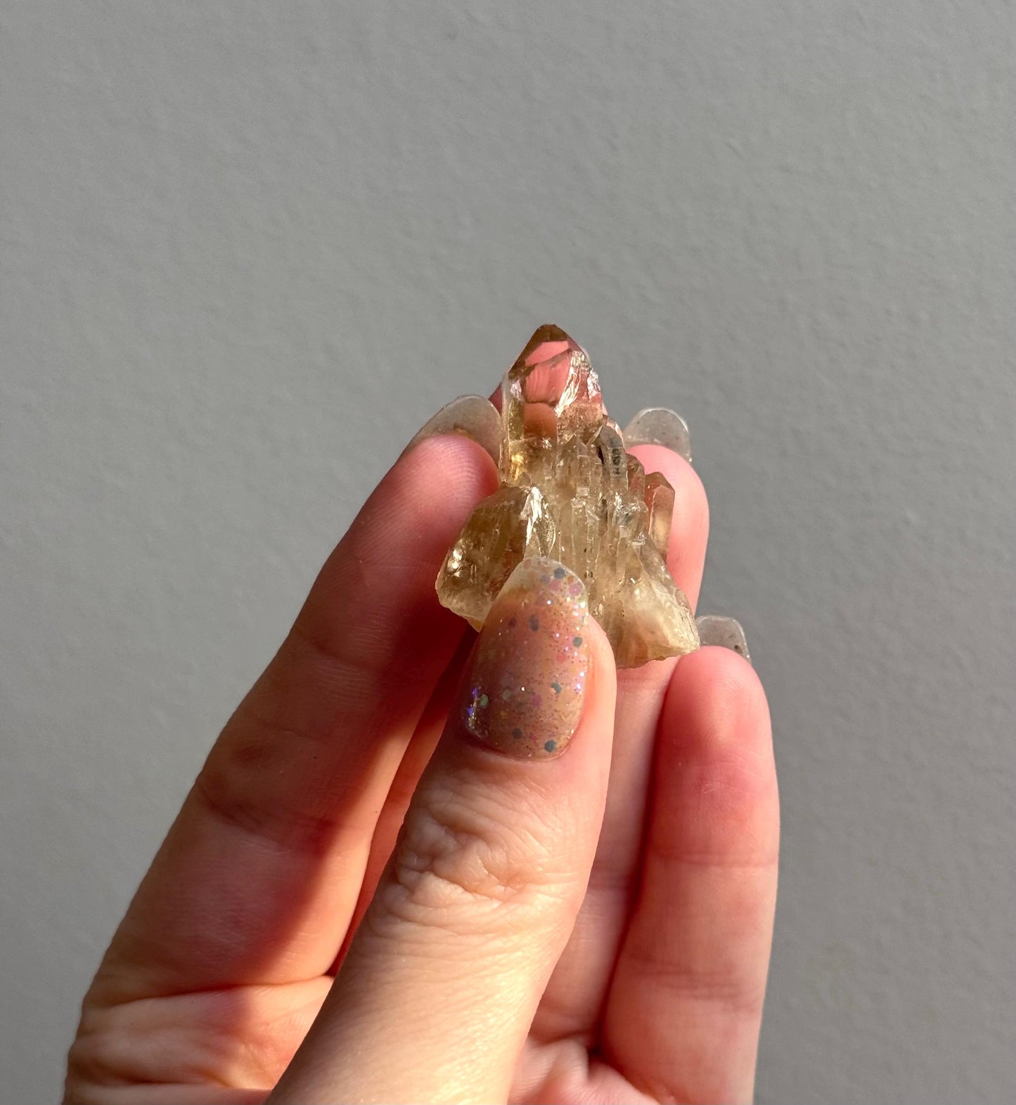 Beautiful Kundalini Citrine Cluster from Congo | Natural Citrine Genuine Citrine Elestial Citrine