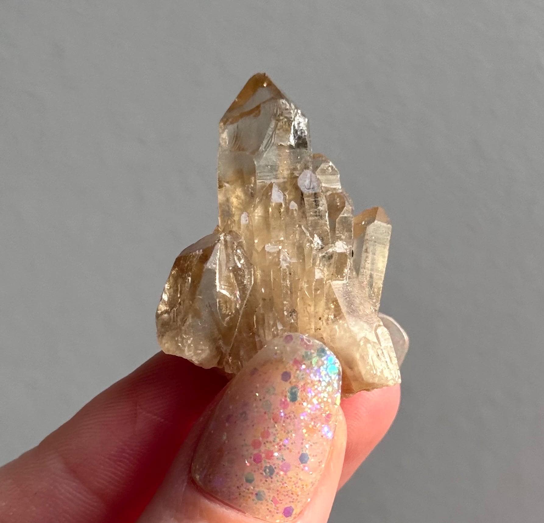 Beautiful Kundalini Citrine Cluster from Congo | Natural Citrine Genuine Citrine Elestial Citrine