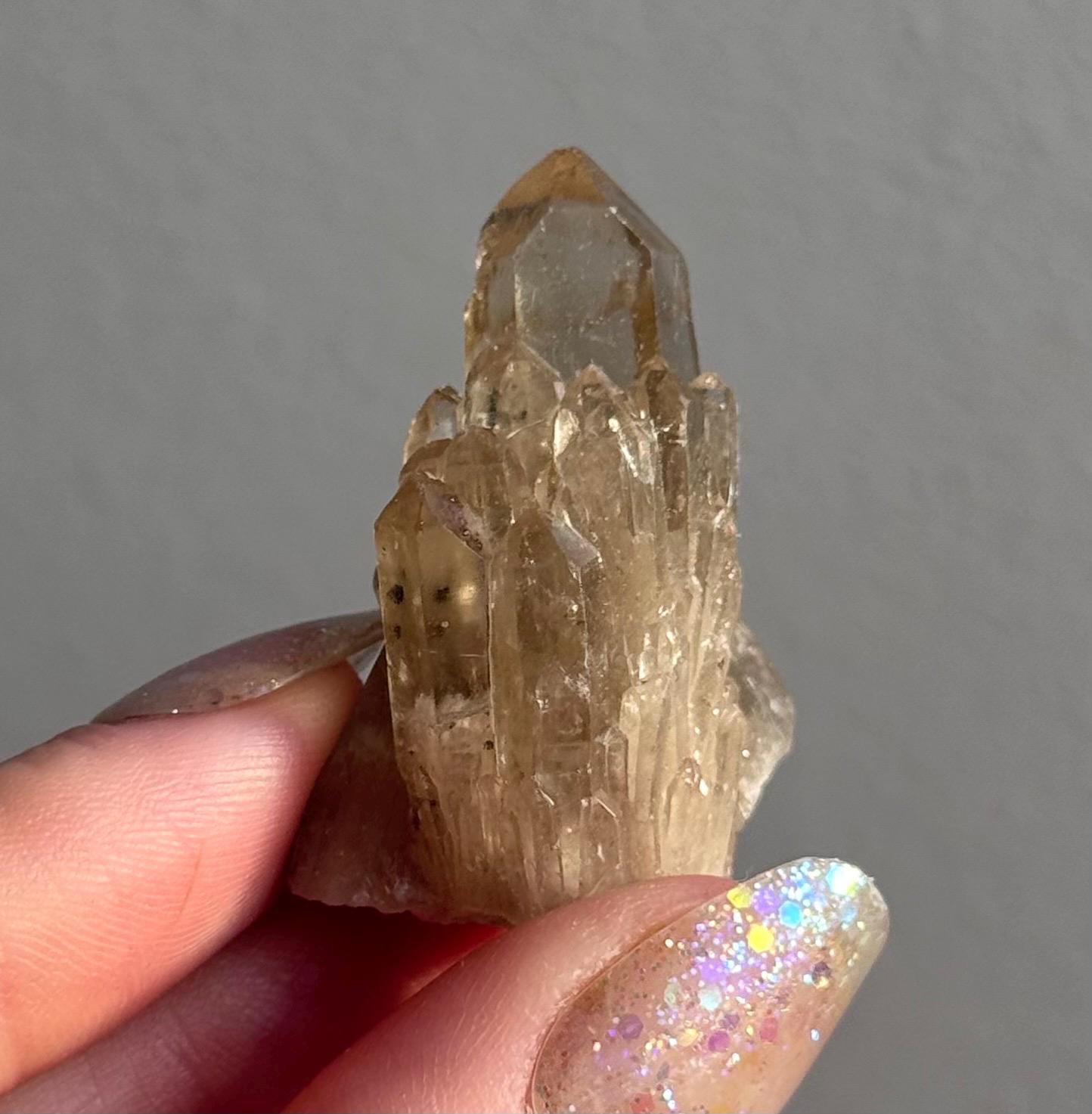 Beautiful Kundalini Citrine Cluster from Congo | Natural Citrine Genuine Citrine Elestial Citrine
