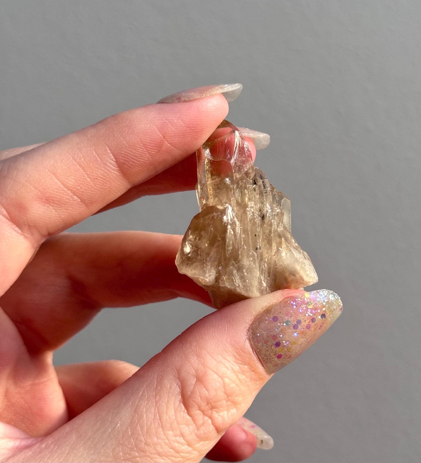 Beautiful Kundalini Citrine Cluster from Congo | Natural Citrine Genuine Citrine Elestial Citrine