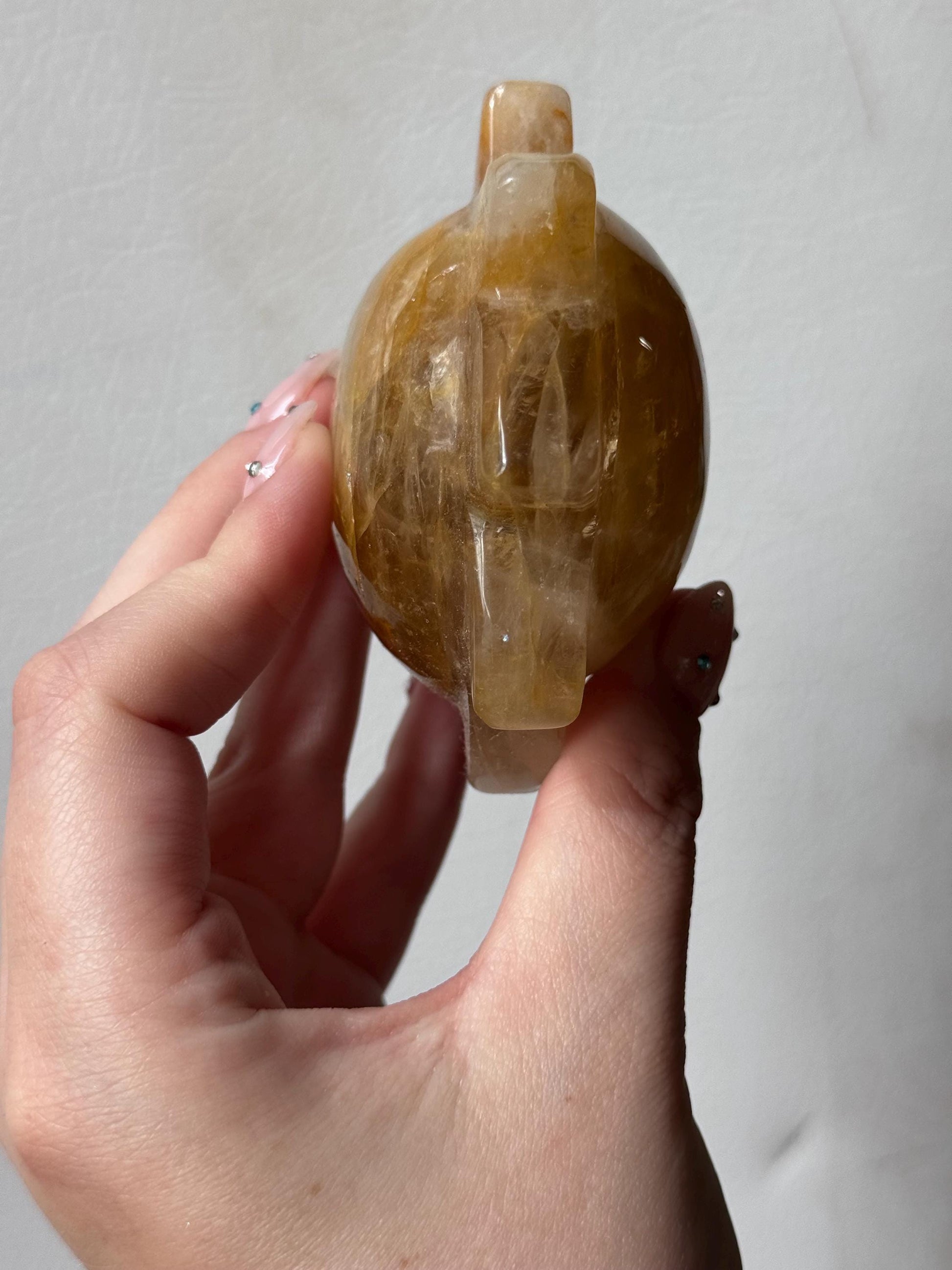 Gorgeous Golden Healer Sun Carving from Brazil | Hand Carved Golden Healer Sun