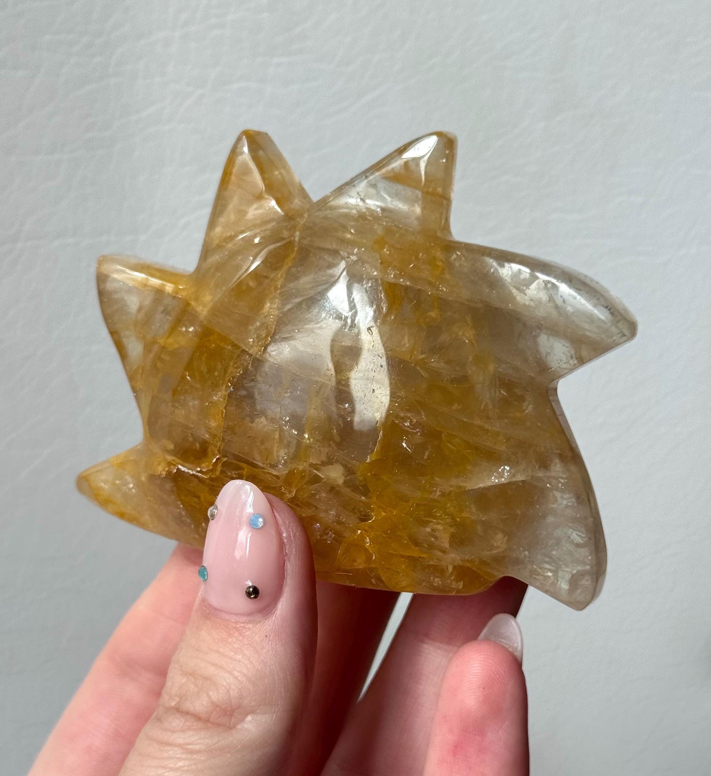 Gorgeous Golden Healer Sun Cut Base Carving | Hematite Sun | Cut Base Sun Carving from Brazil