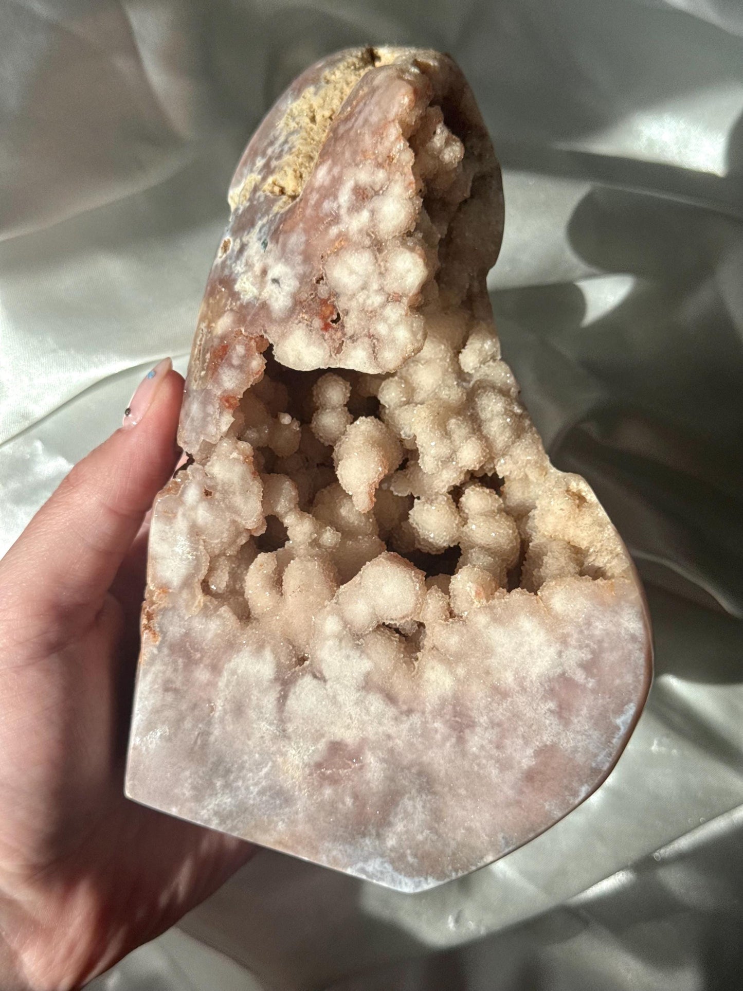 Beautiful Druzy Pink Amethyst Freeform From Brazil | 1kg Pink Amethyst Statement Decor