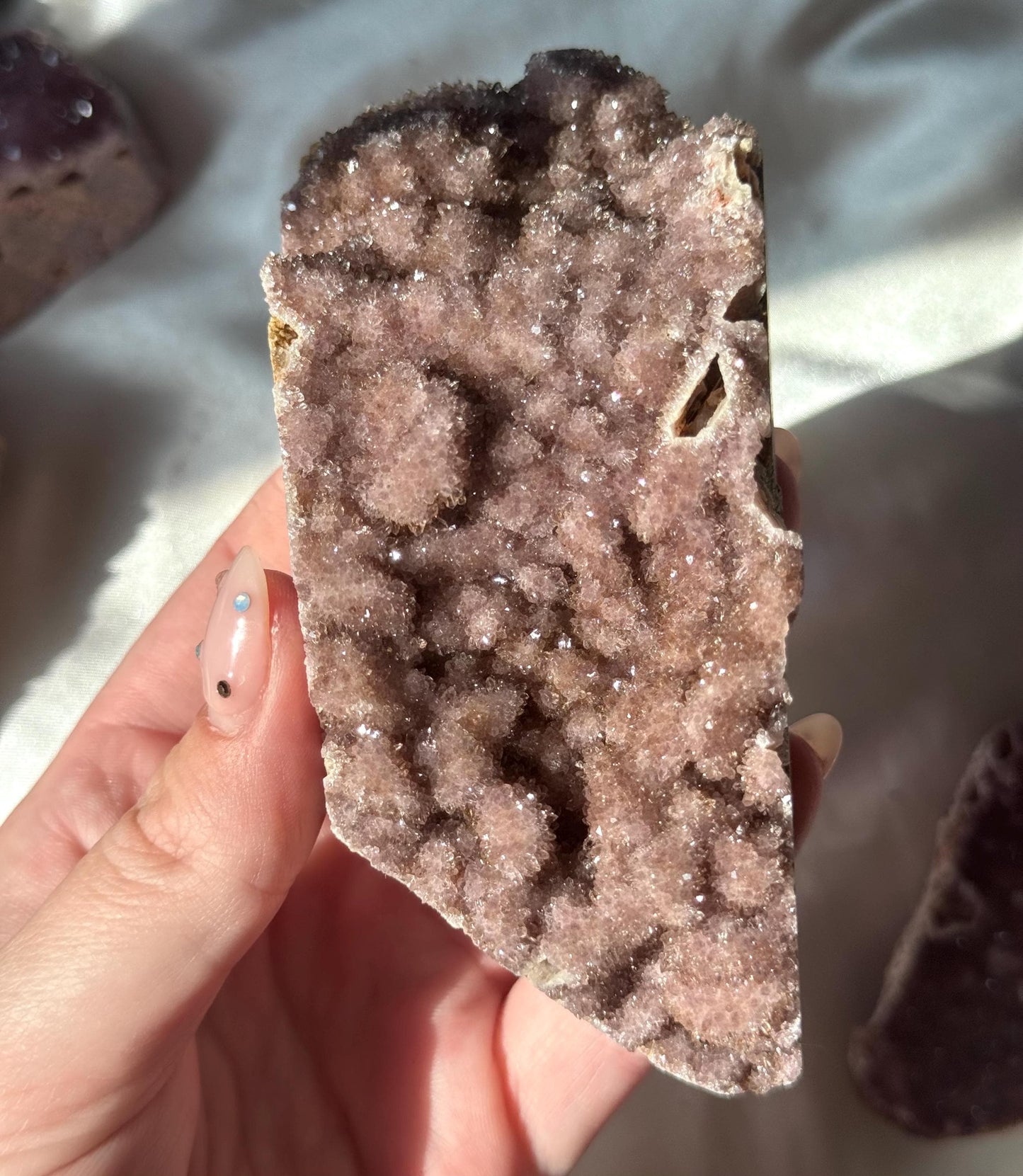 Beautiful Druzy Alaçam Amethyst Cluster from Turkey | Lilac Amethyst Natural Amethyst