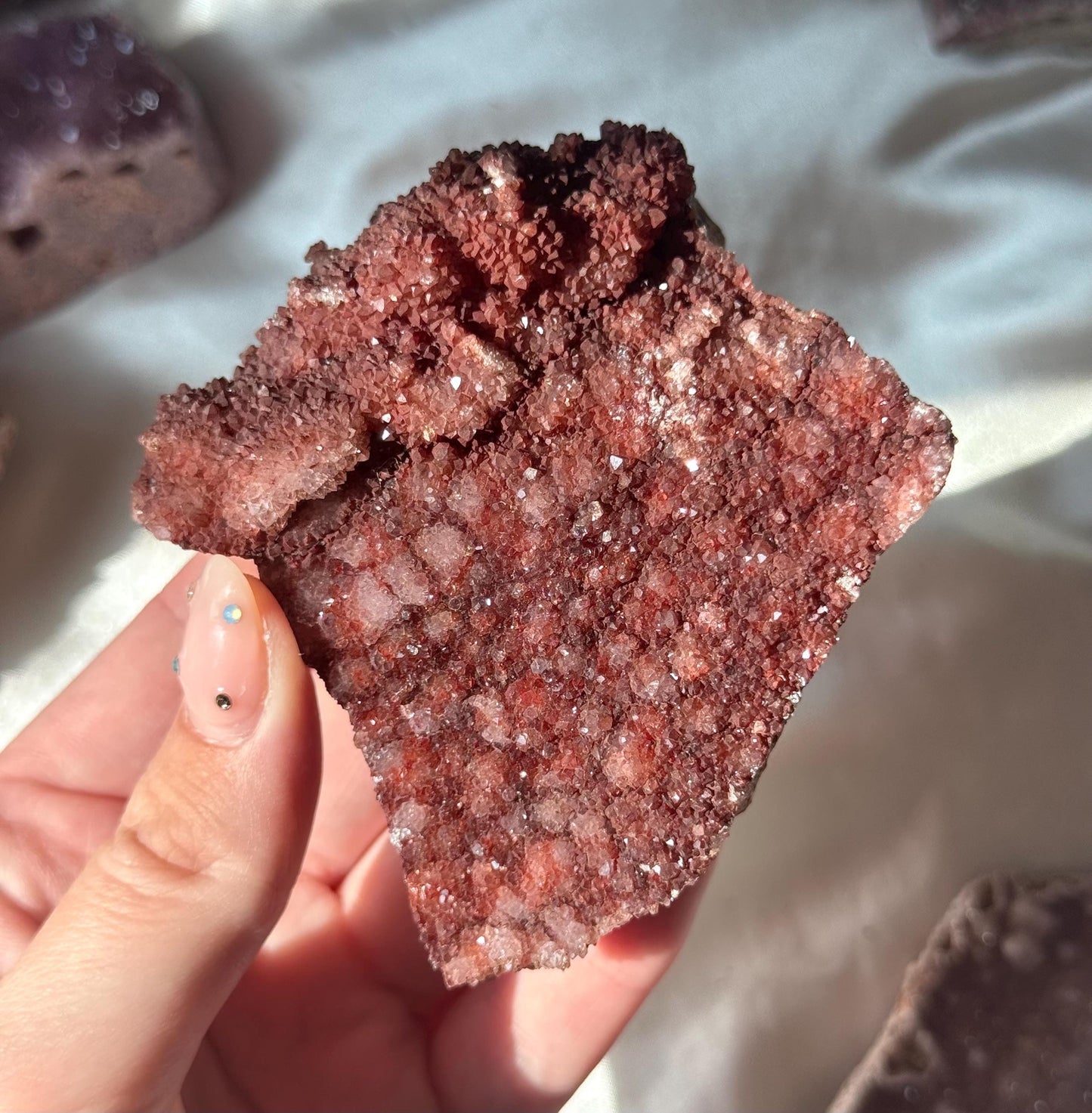 Beautiful Druzy Alaçam Amethyst Cluster from Turkey | Lilac Amethyst Natural Amethyst