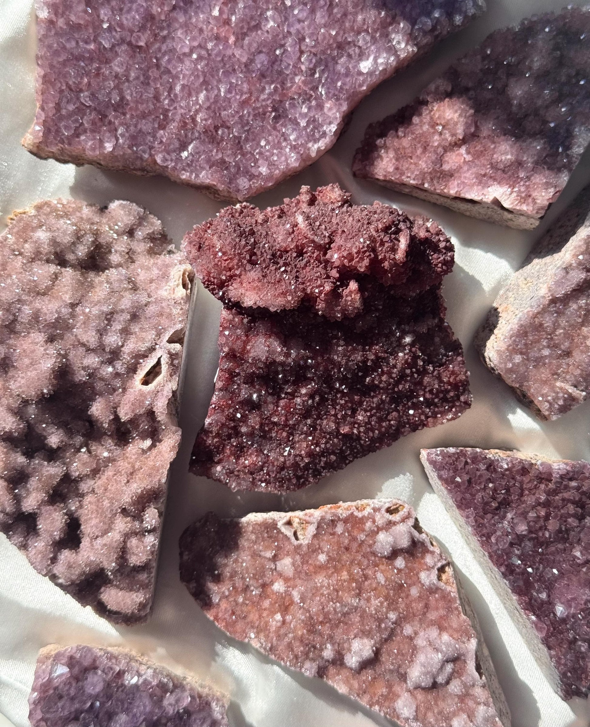 Beautiful Druzy Alaçam Amethyst Cluster from Turkey | Lilac Amethyst Natural Amethyst