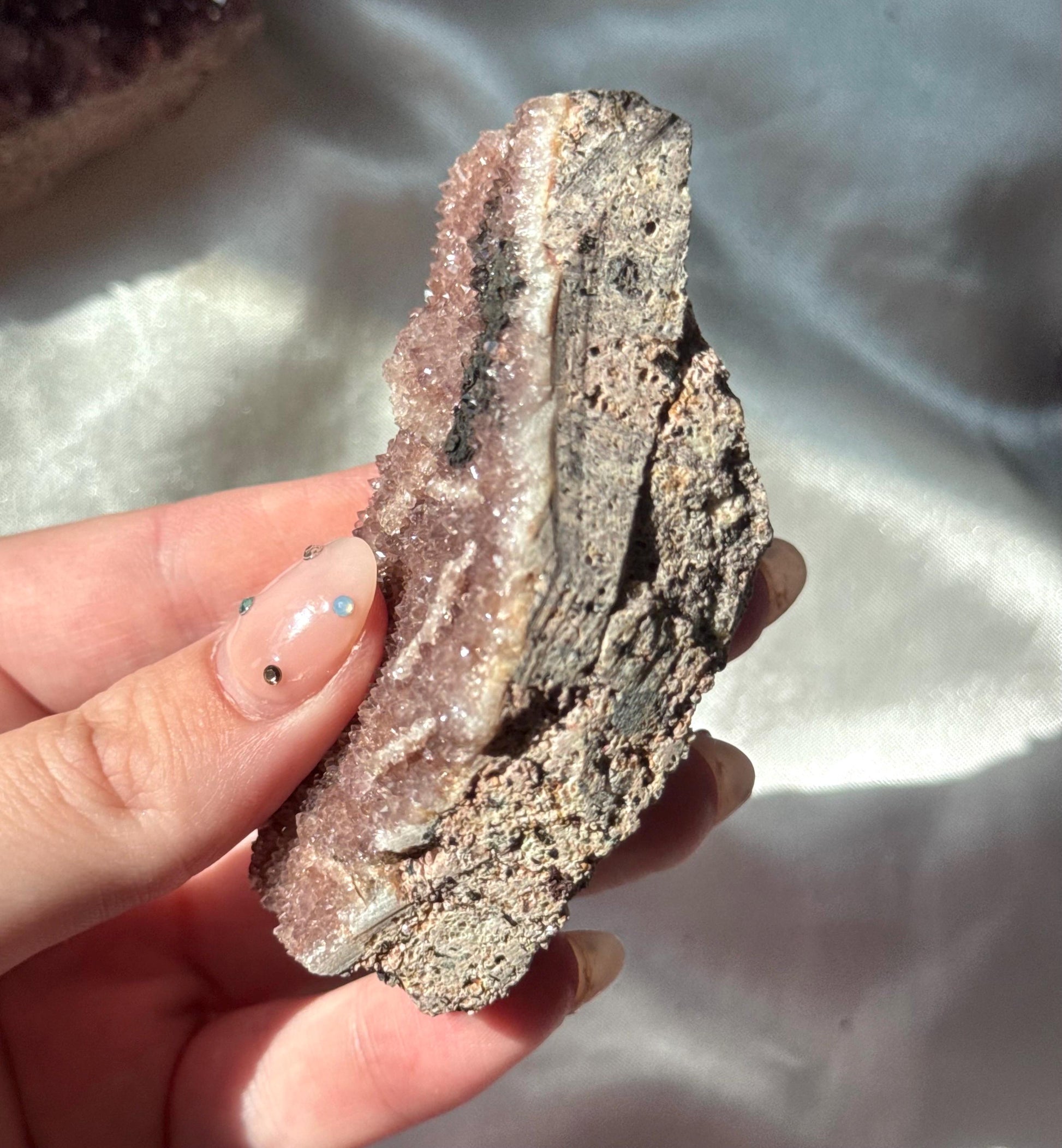 Beautiful Druzy Alaçam Amethyst Cluster from Turkey | Lilac Amethyst Natural Amethyst