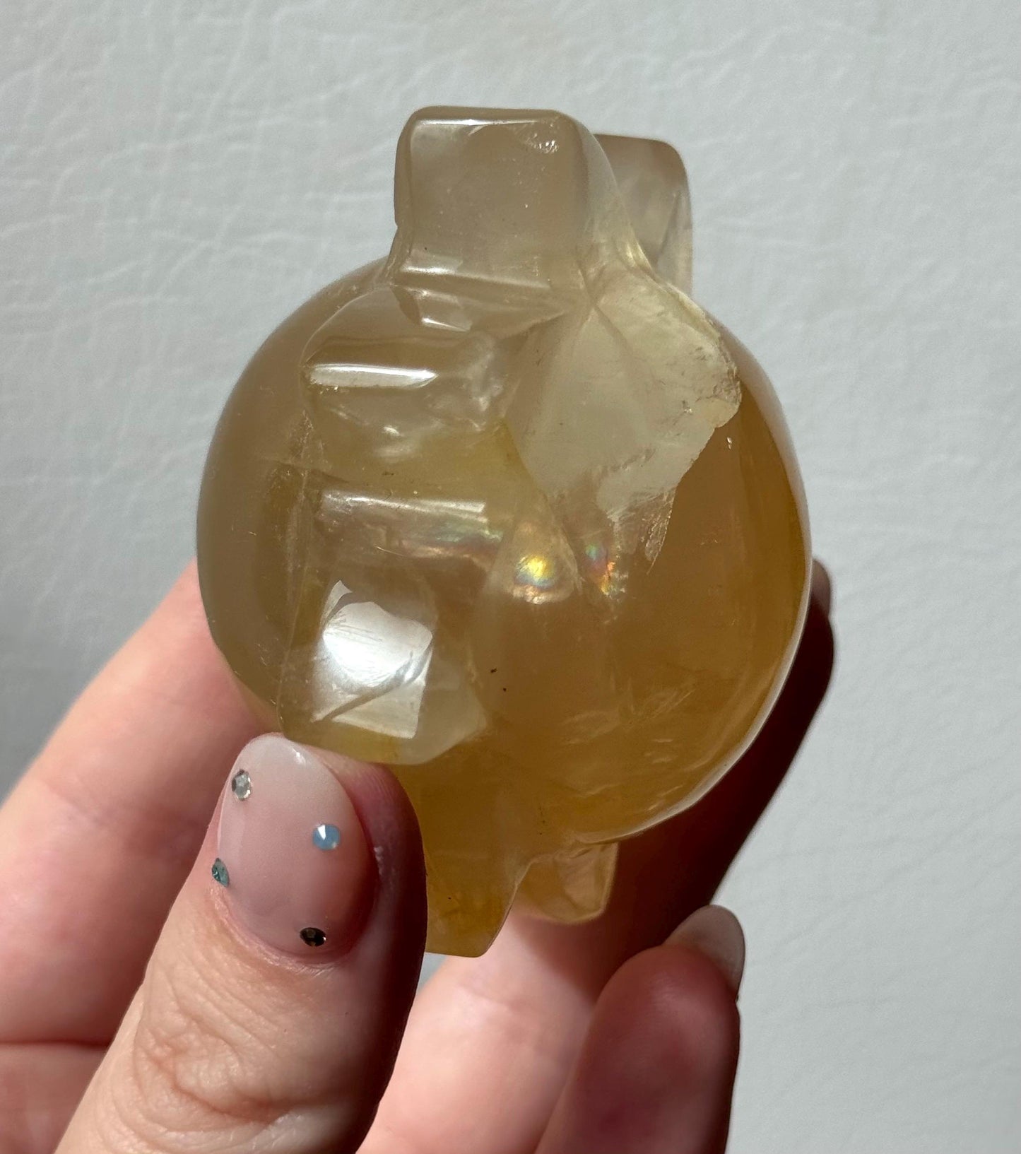 Gorgeous Golden Healer Sun Carving from Brazil | Hand Carved Golden Healer Sun