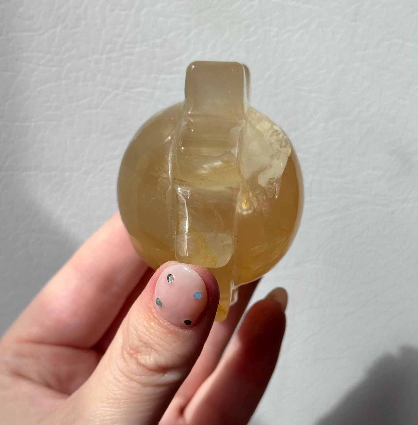 Gorgeous Golden Healer Sun Carving from Brazil | Hand Carved Golden Healer Sun