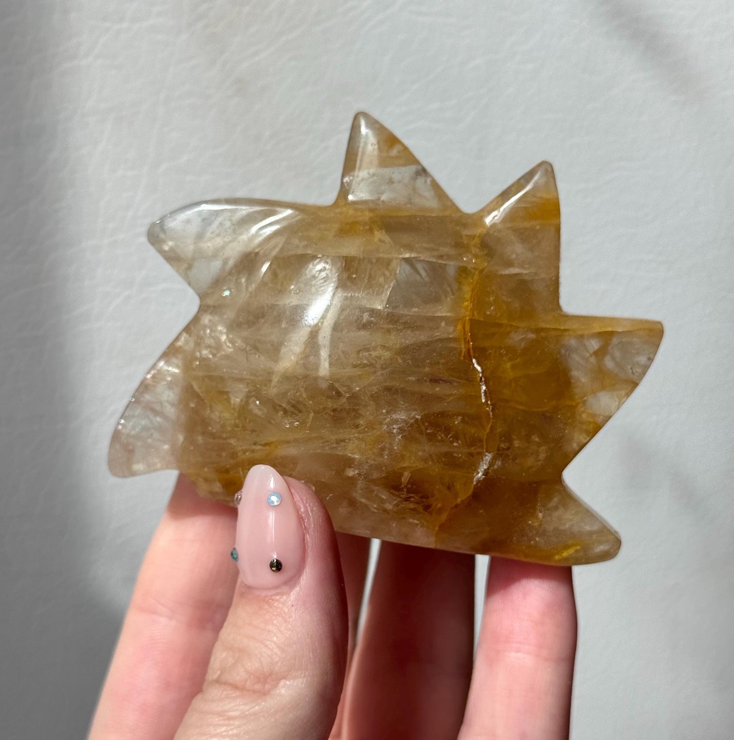 Gorgeous Golden Healer Sun Cut Base Carving | Hematite Sun | Cut Base Sun Carving from Brazil