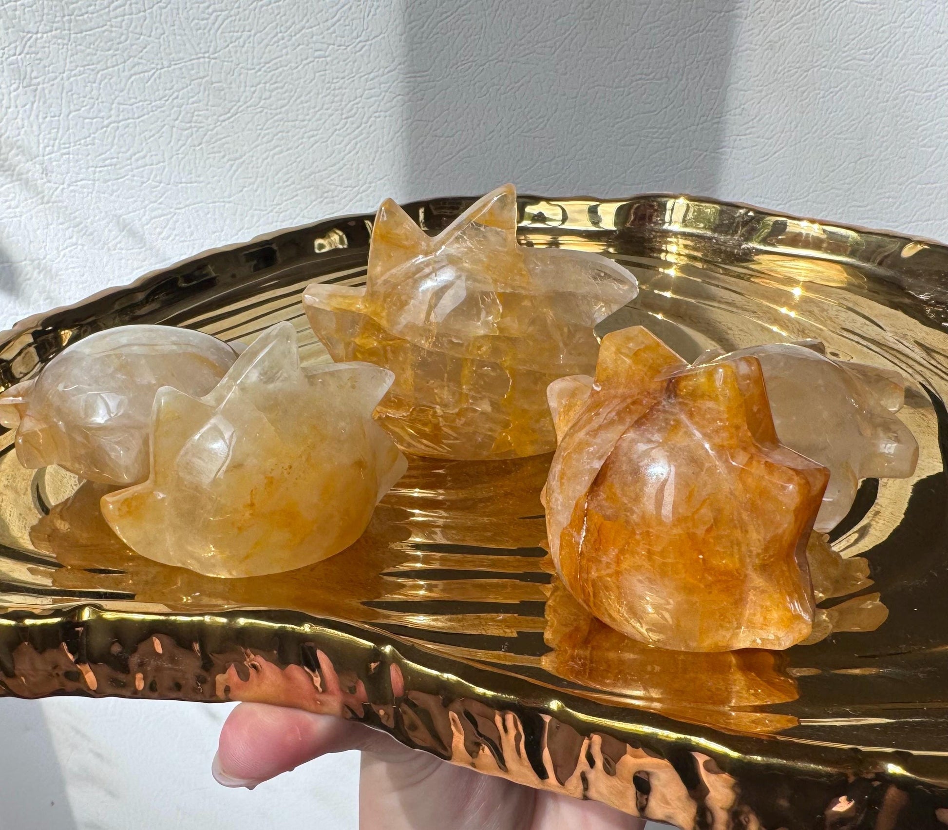Gorgeous Golden Healer Sun Cut Base Carving | Hematite Sun | Cut Base Sun Carving from Brazil