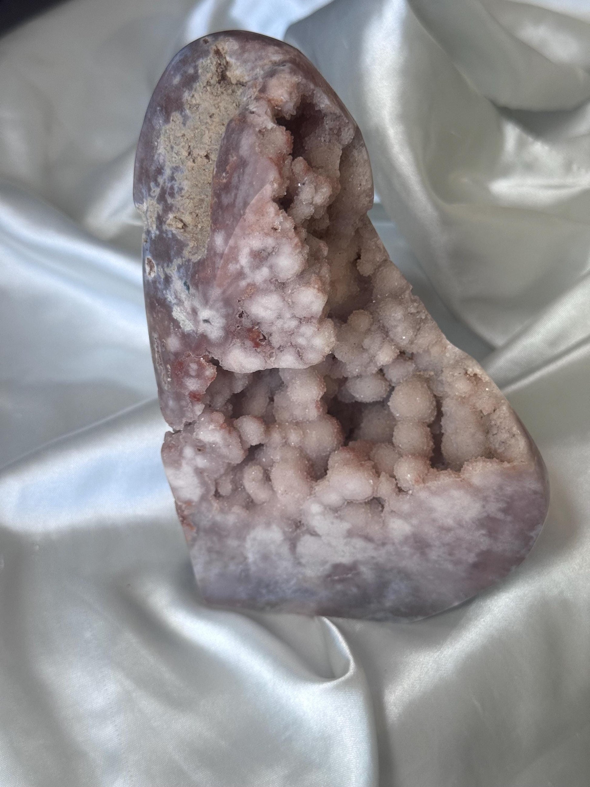 Beautiful Druzy Pink Amethyst Freeform From Brazil | 1kg Pink Amethyst Statement Decor