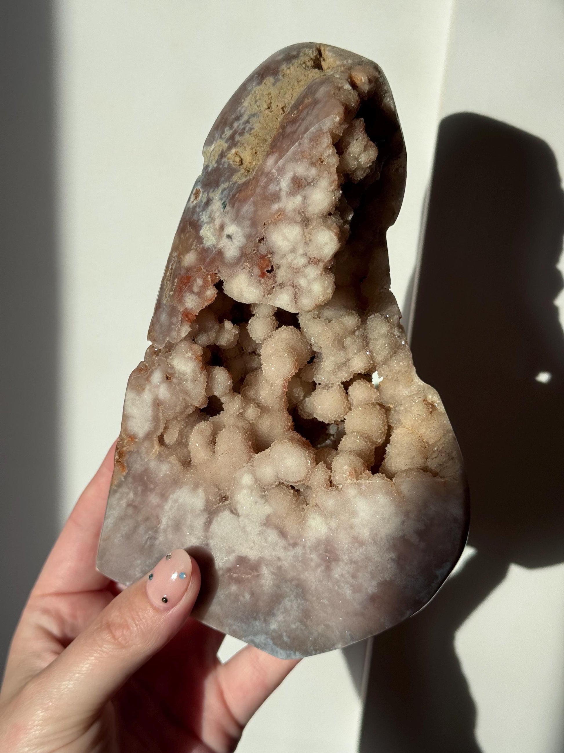 Beautiful Druzy Pink Amethyst Freeform From Brazil | 1kg Pink Amethyst Statement Decor