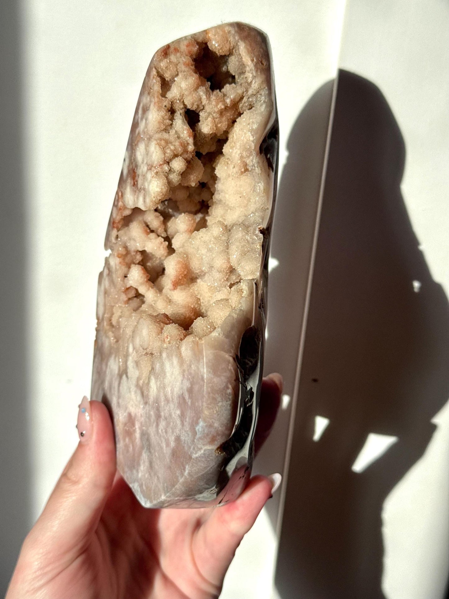Beautiful Druzy Pink Amethyst Freeform From Brazil | 1kg Pink Amethyst Statement Decor
