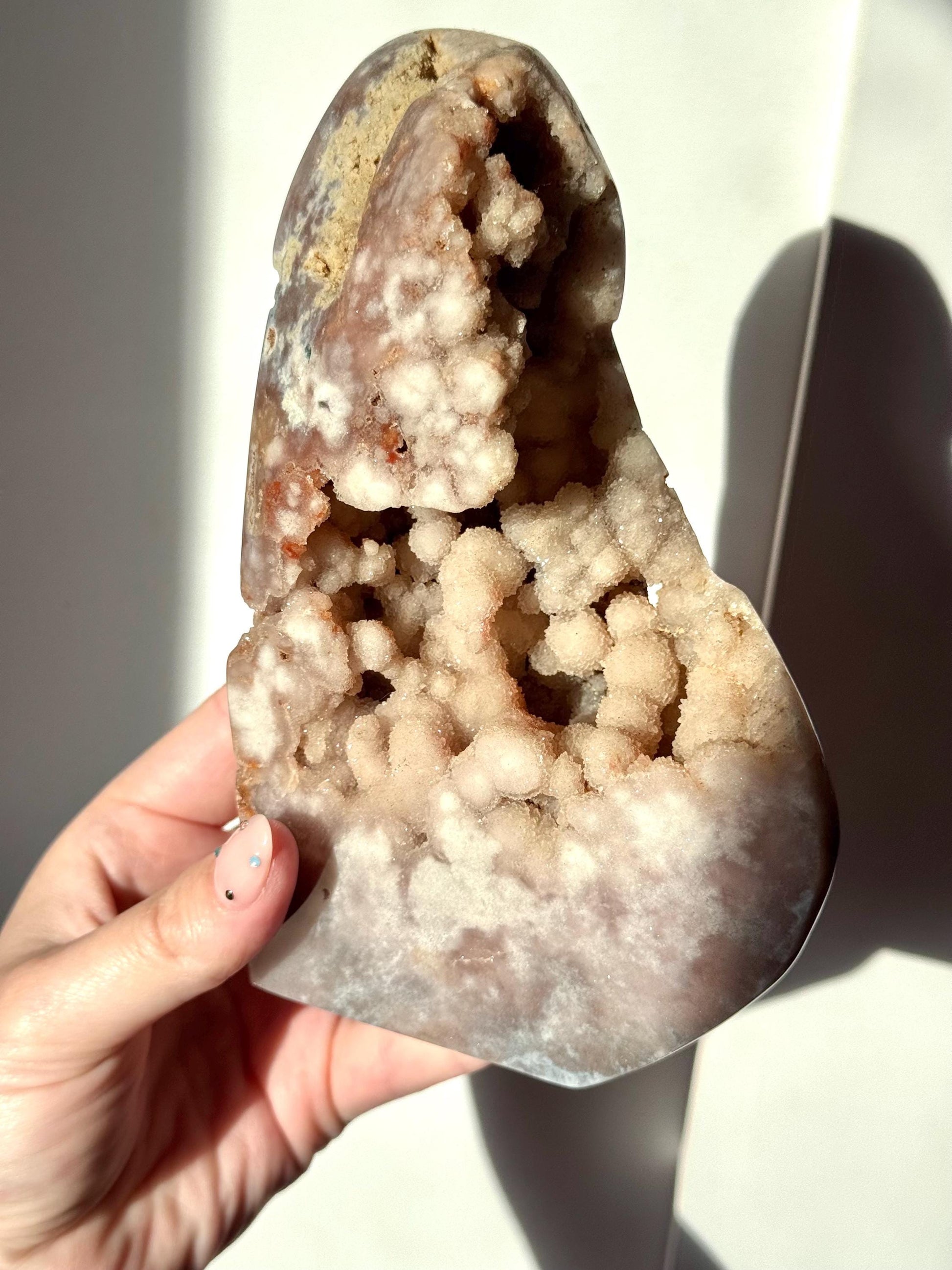 Beautiful Druzy Pink Amethyst Freeform From Brazil | 1kg Pink Amethyst Statement Decor