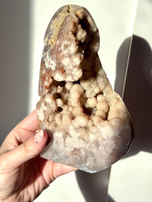 Beautiful Druzy Pink Amethyst Freeform From Brazil | 1kg Pink Amethyst Statement Decor