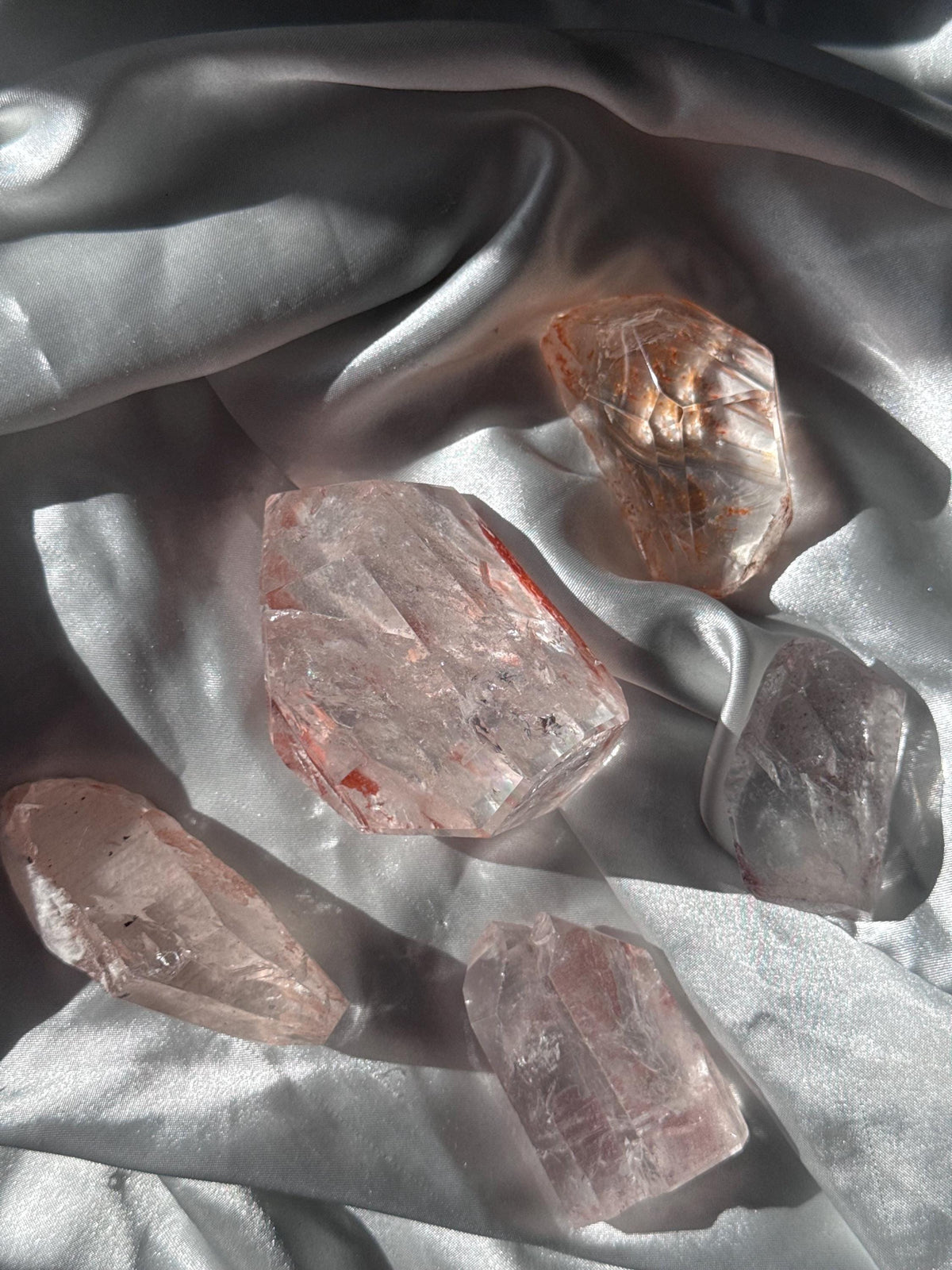 Stunning Pink Lithium Lemurian Freeform from Brazil | Polished Pink Lemurian Carving