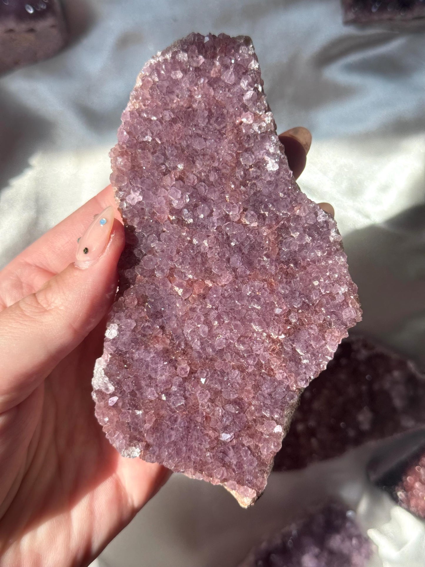 Beautiful Druzy Alaçam Amethyst Cluster from Turkey | Lilac Amethyst Natural Amethyst