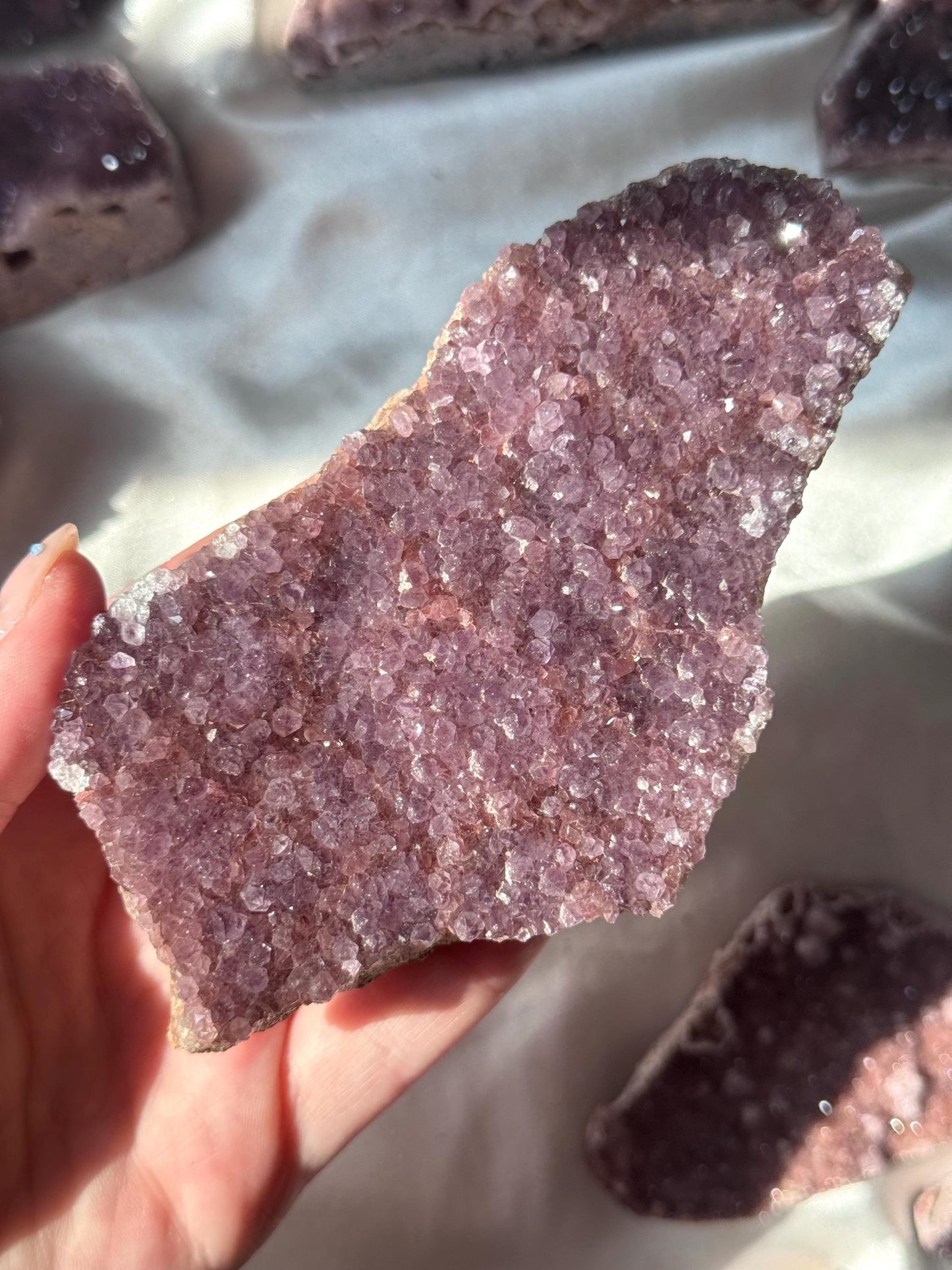 Beautiful Druzy Alaçam Amethyst Cluster from Turkey | Lilac Amethyst Natural Amethyst