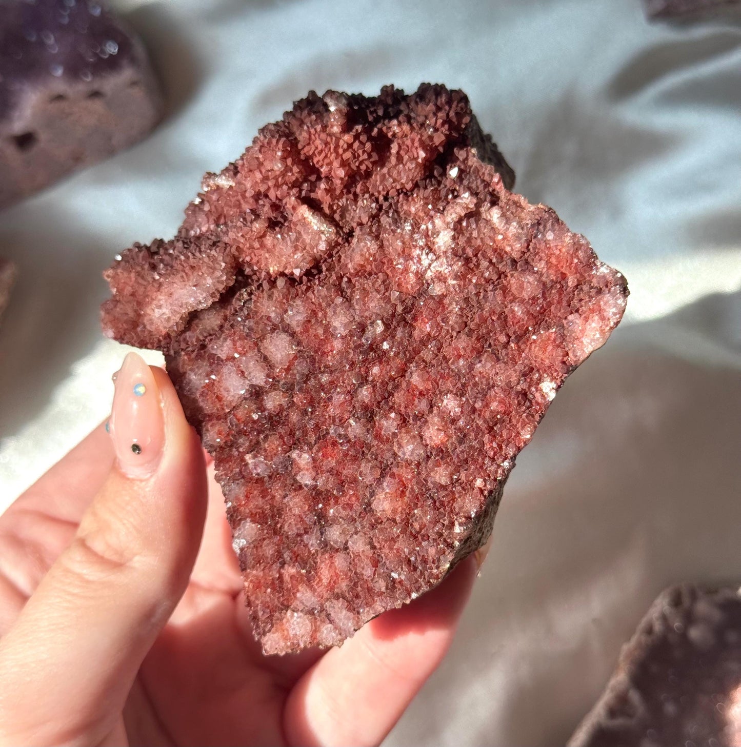 Beautiful Druzy Alaçam Amethyst Cluster from Turkey | Lilac Amethyst Natural Amethyst