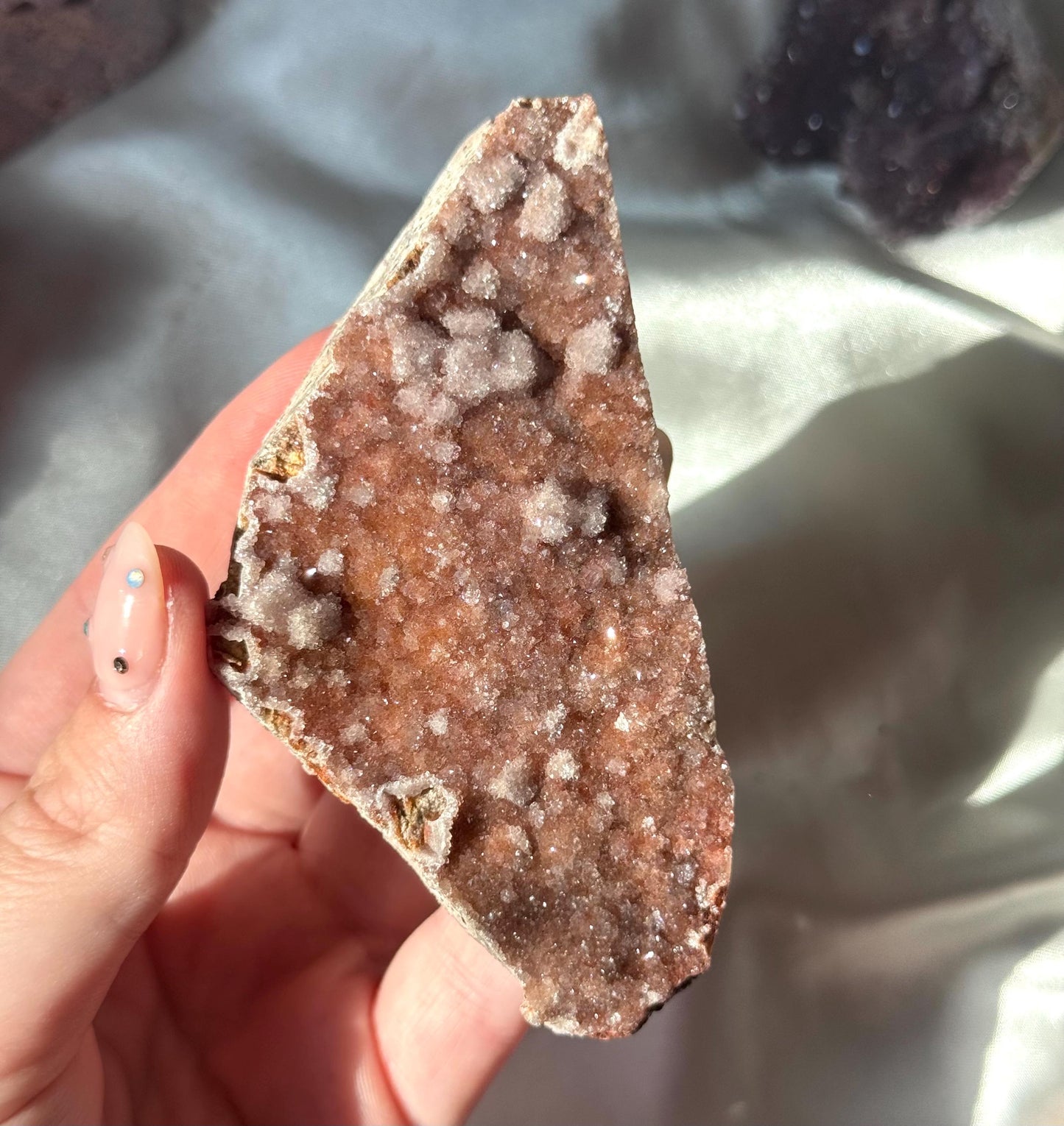 Beautiful Druzy Alaçam Amethyst Cluster from Turkey | Lilac Amethyst Natural Amethyst