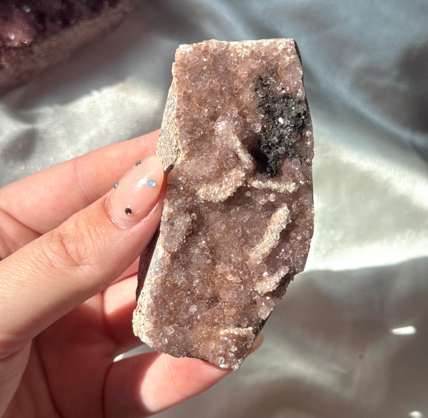Beautiful Druzy Alaçam Amethyst Cluster from Turkey | Lilac Amethyst Natural Amethyst