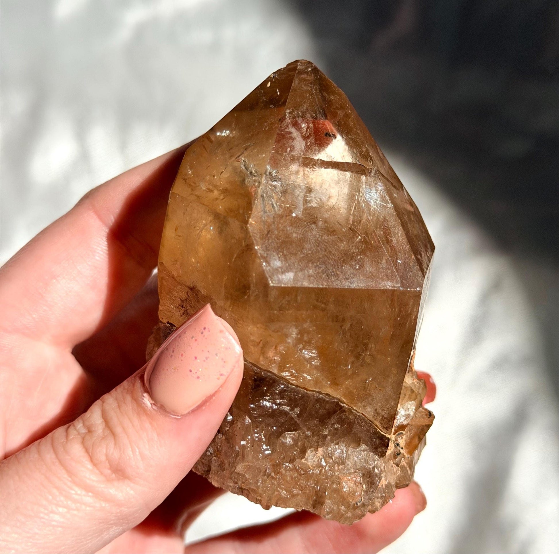 Beautiful Kundalini Citrine Elestial from Congo | Congo Citrine Points Natural Citrine