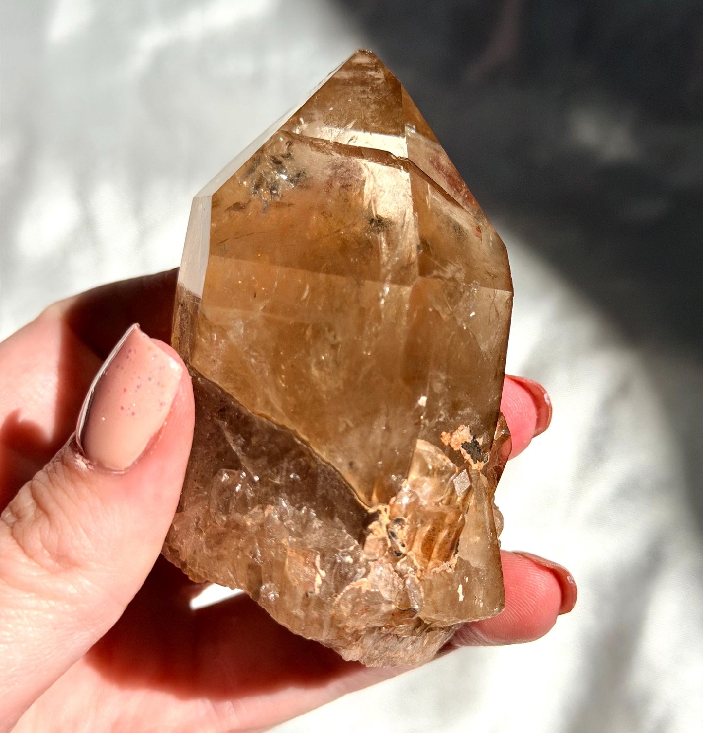 Beautiful Kundalini Citrine Elestial from Congo | Congo Citrine Points Natural Citrine