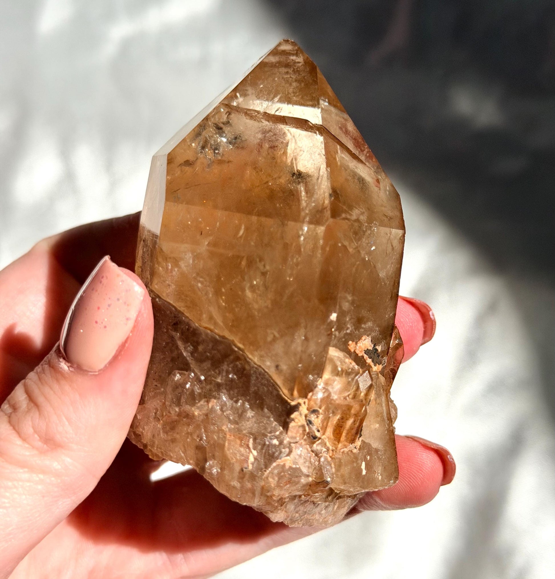 Beautiful Kundalini Citrine Elestial from Congo | Congo Citrine Points Natural Citrine