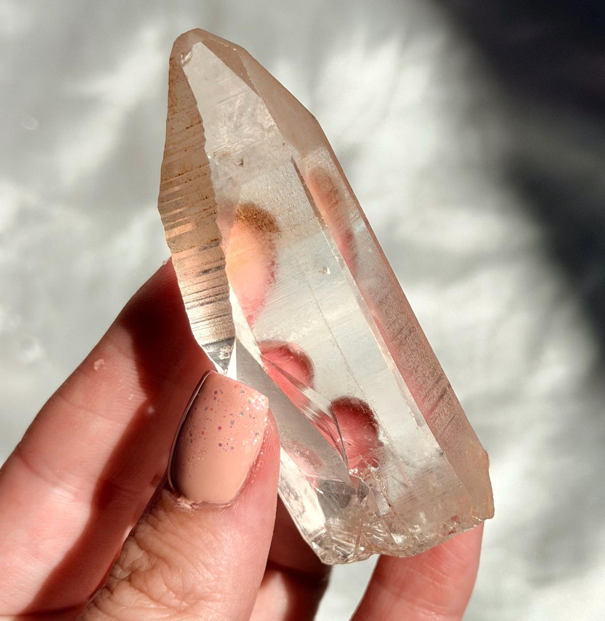 AAA Lemurian Clear Quartz Point from Congo | High Quality Clear Quartz Generator