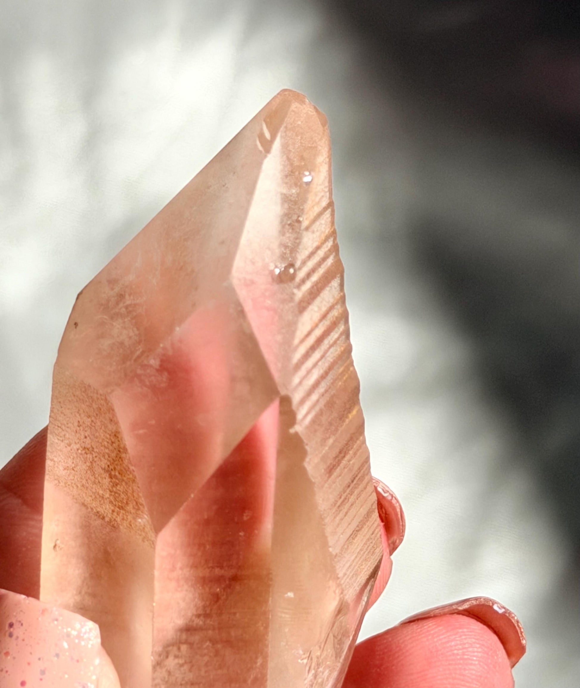 AAA Lemurian Clear Quartz Point from Congo | High Quality Clear Quartz Generator