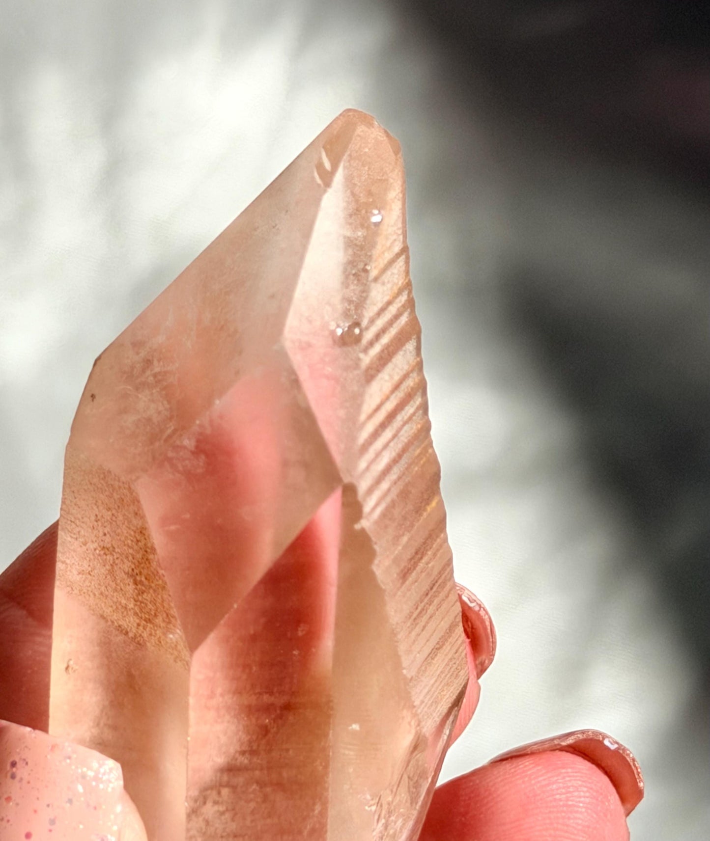 AAA Lemurian Clear Quartz Point from Congo | High Quality Clear Quartz Generator