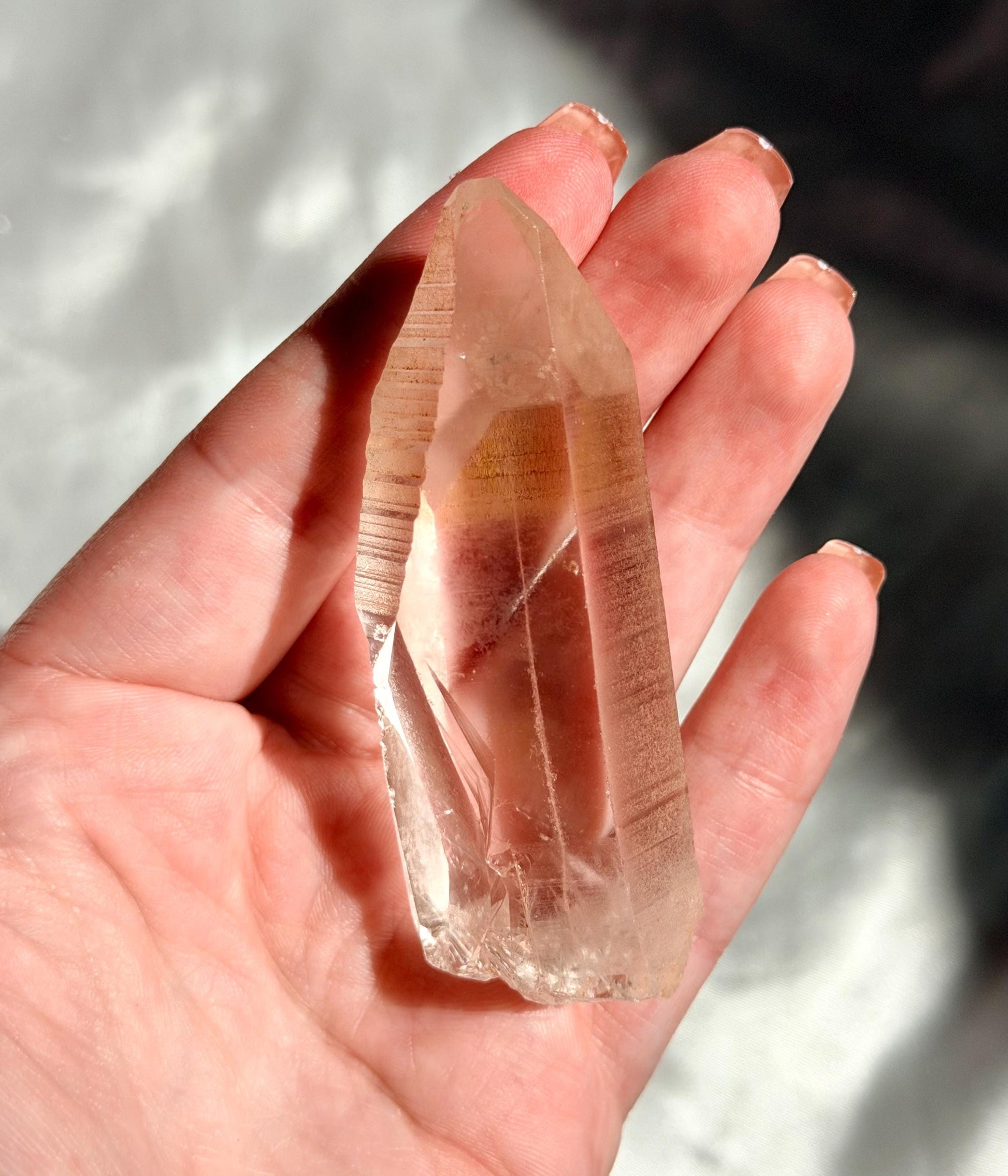 AAA Lemurian Clear Quartz Point from Congo | High Quality Clear Quartz Generator