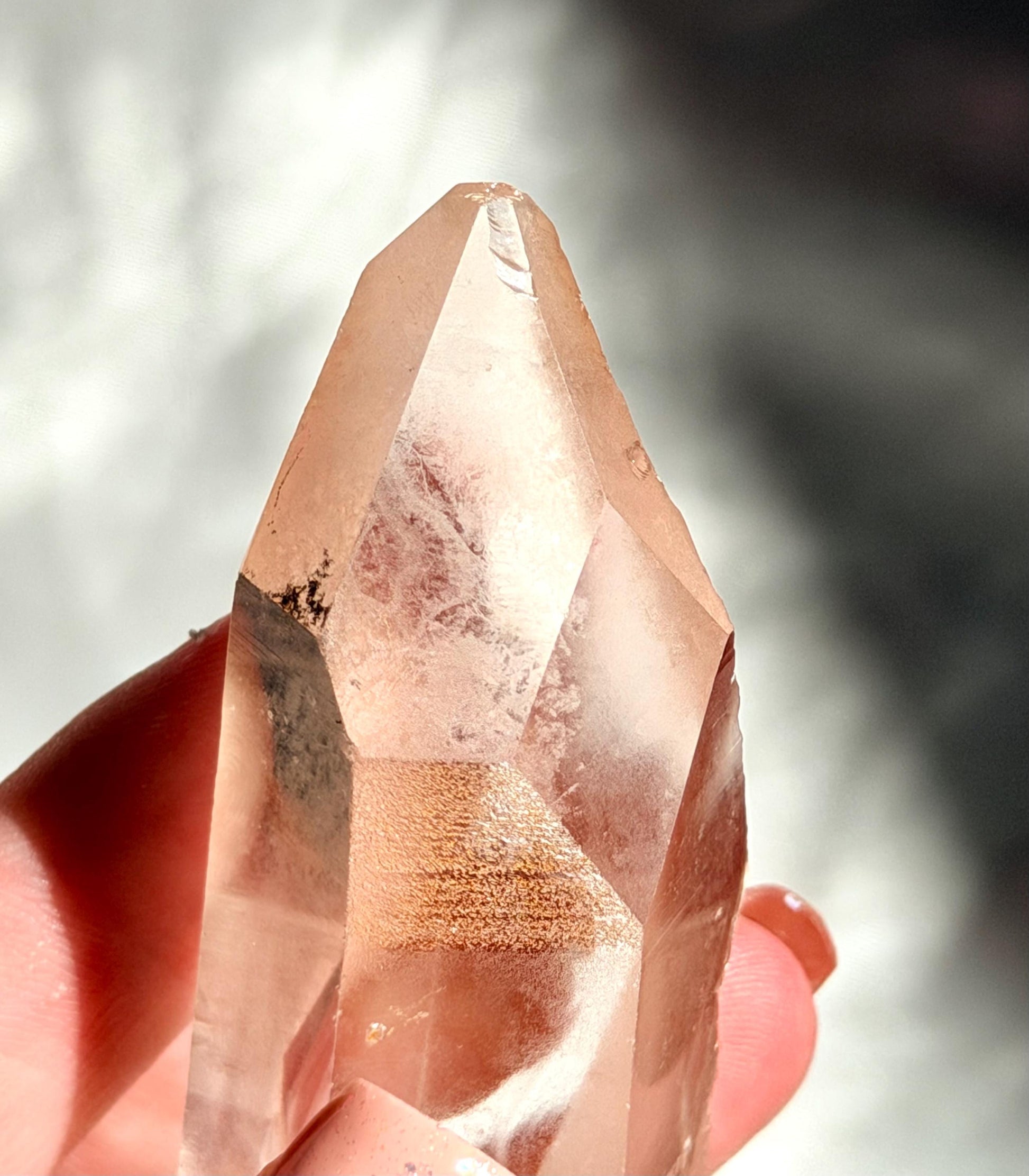 AAA Lemurian Clear Quartz Point from Congo | High Quality Clear Quartz Generator