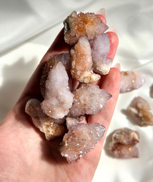 Spirit Amethyst Points from South Africa | ONE Cactus Quartz Point Intuitive Pick