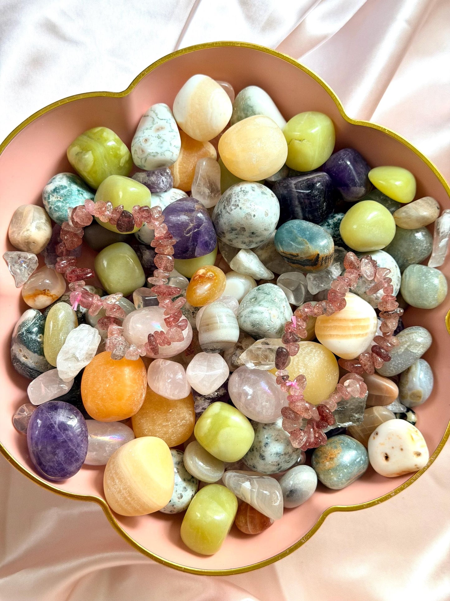 Vibrant Crystal Mix | Bloom & Glow Crystal Confetti Scoops | Lucky Scoop Crystal Scoop