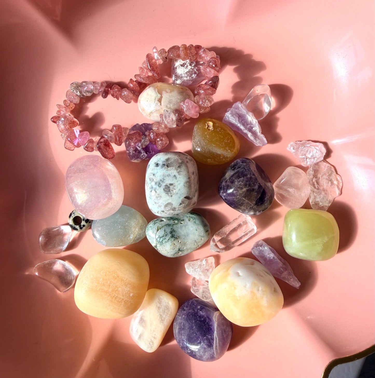 Vibrant Crystal Mix | Bloom & Glow Crystal Confetti Scoops | Lucky Scoop Crystal Scoop