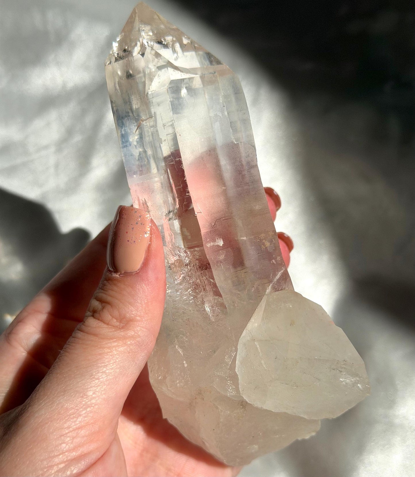 AAA Lemurian Clear Quartz Point from Congo | Raw Clear Quartz Generator