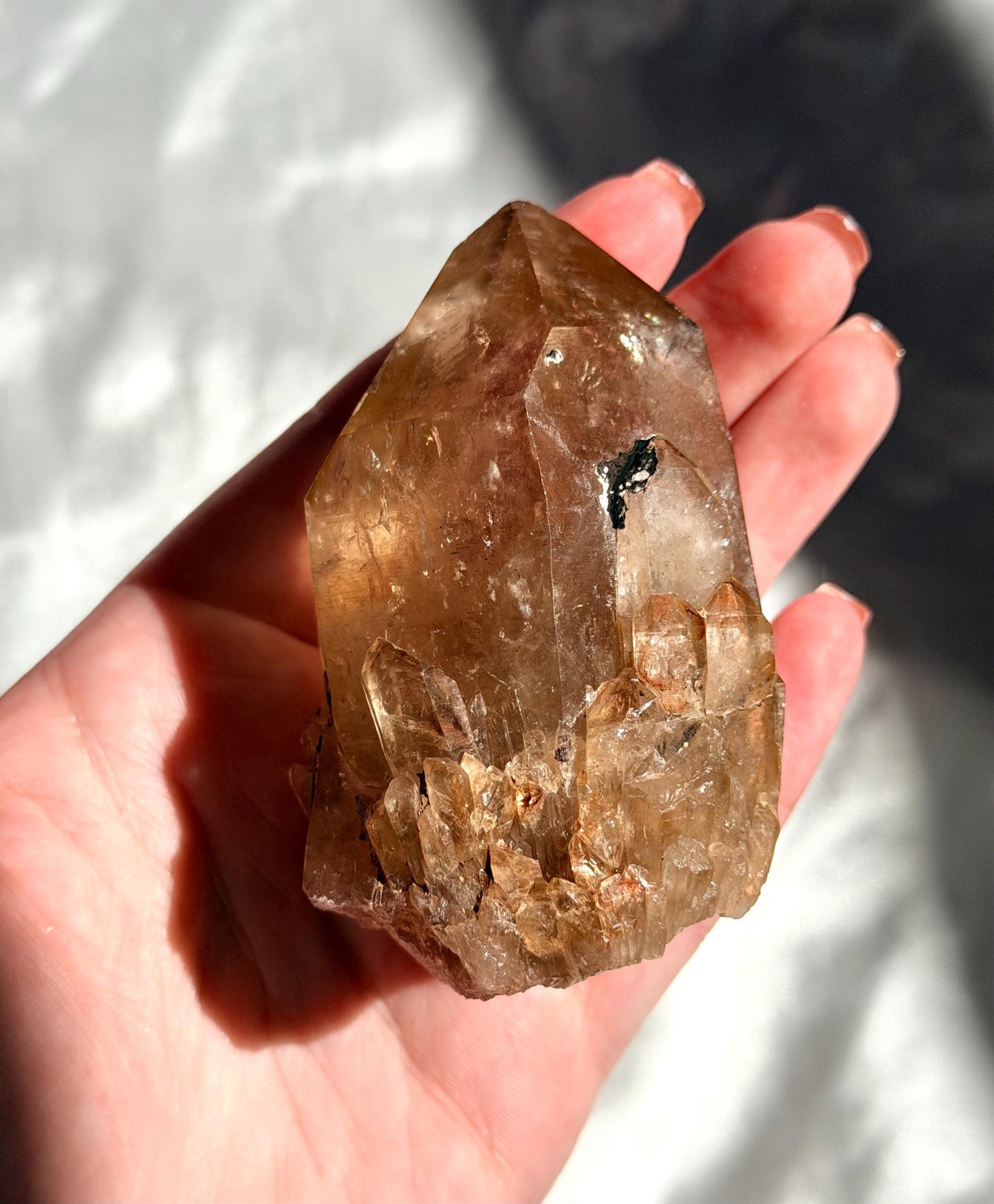 Beautiful Kundalini Citrine Elestial from Congo | Congo Citrine Points Natural Citrine