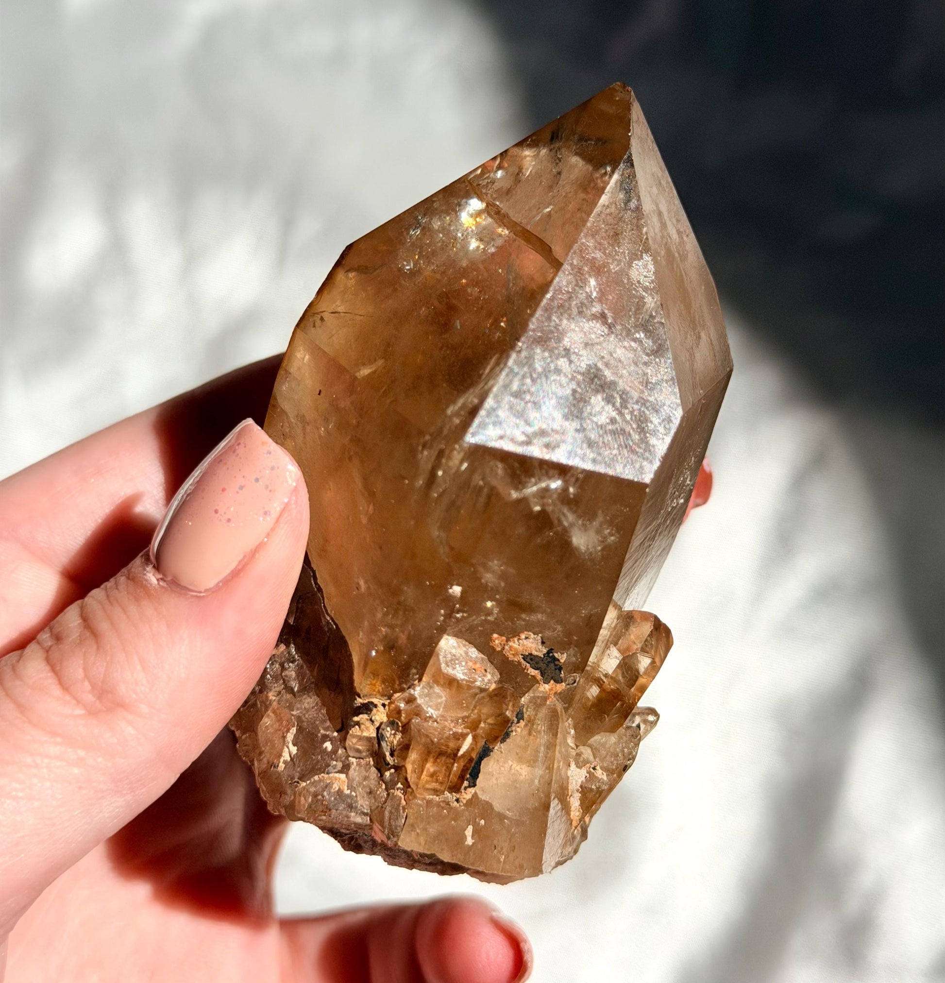 Beautiful Kundalini Citrine Elestial from Congo | Congo Citrine Points Natural Citrine