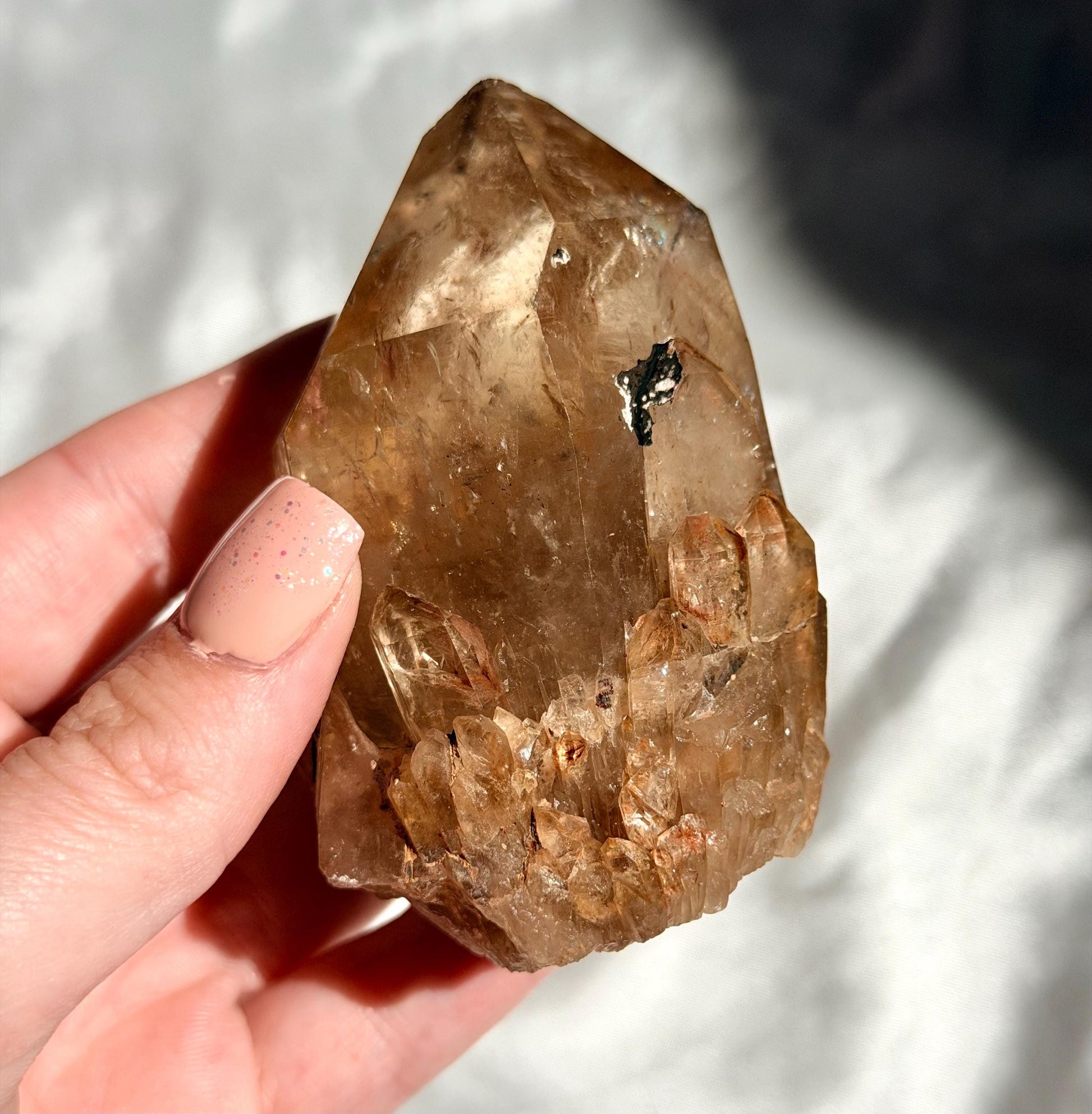Beautiful Kundalini Citrine Elestial from Congo | Congo Citrine Points Natural Citrine