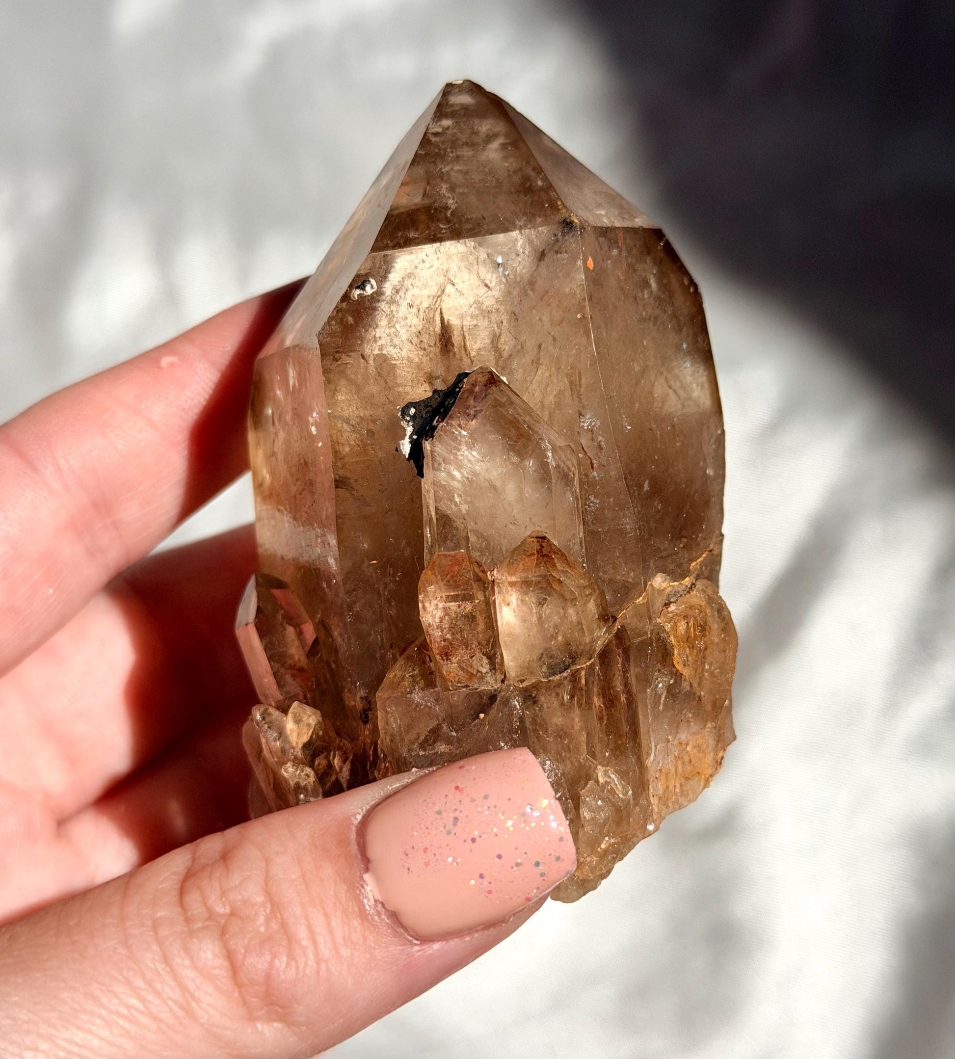 Beautiful Kundalini Citrine Elestial from Congo | Congo Citrine Points Natural Citrine