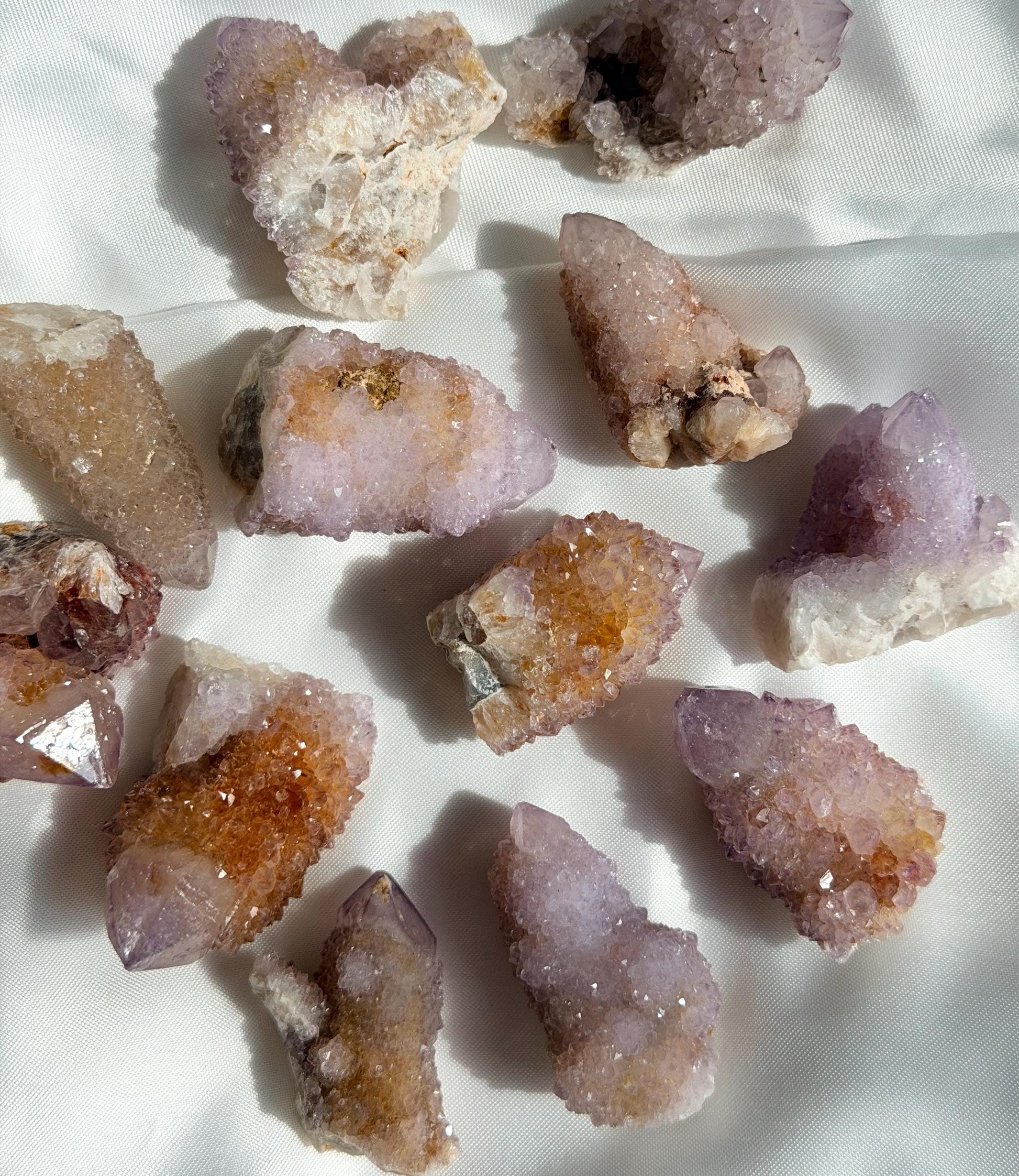 Spirit Amethyst Points from South Africa | ONE Cactus Quartz Point Intuitive Pick