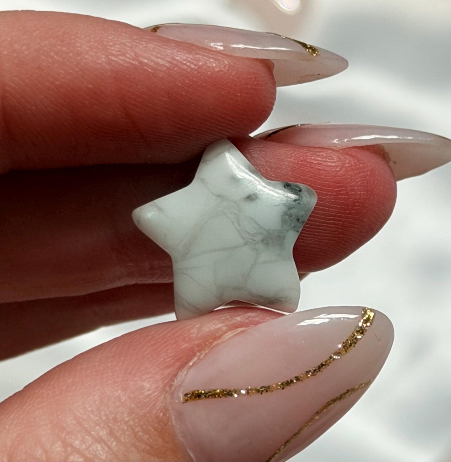 Mini Crystal Carvings | Hearts Moons Stars | Amethyst Rose Quartz Sodalite & Howlite | Pocket Crystal Gift