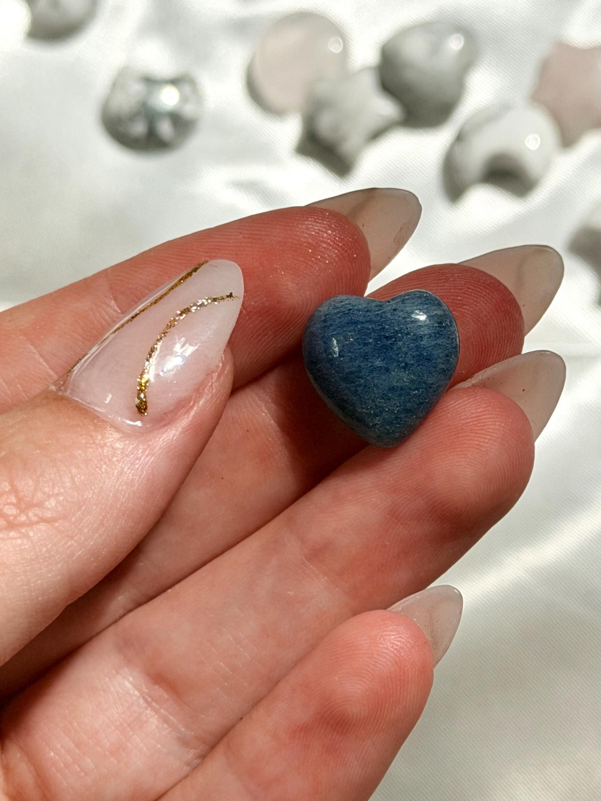 Mini Crystal Carvings | Hearts Moons Stars | Amethyst Rose Quartz Sodalite & Howlite | Pocket Crystal Gift
