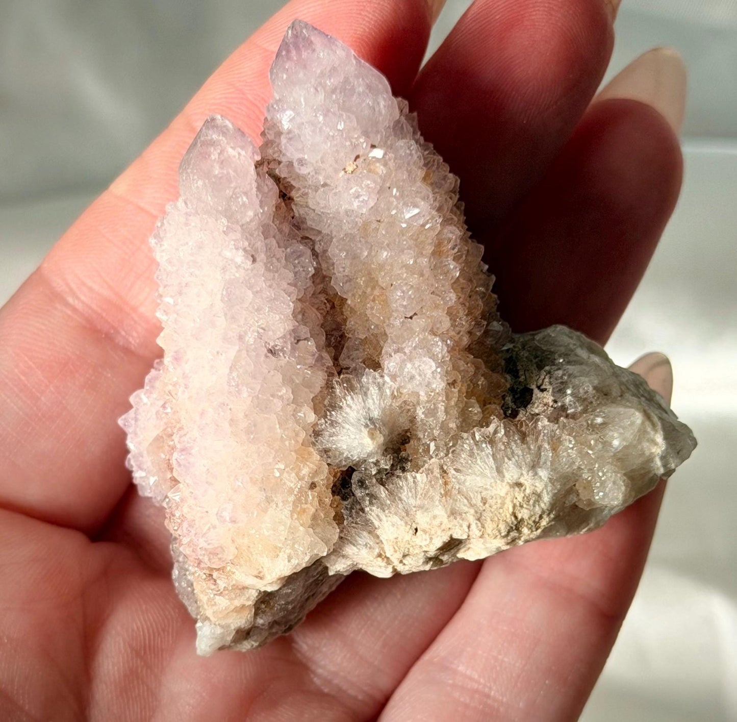 Spirit Amethyst Twin Points | Cactus Quartz Points | Double Spirit Amethyst Points from South Africa